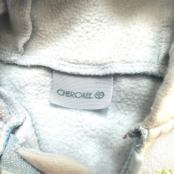 ⭐️ 5 for $25 Cherokee Light Blue Baby Hoodie Zipper Size 3-6 Months - Picture 4 of 6